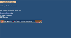 Desktop Screenshot of forum.schnugis.net