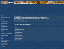 Tablet Screenshot of links.schnugis.net